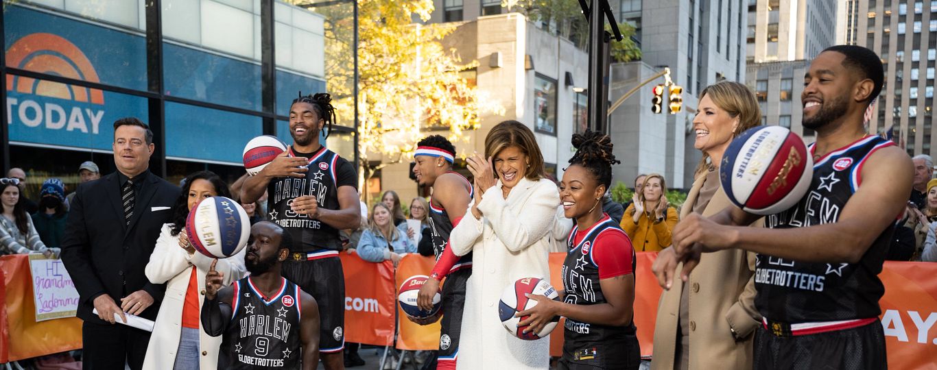 HARLEM GLOBETROTTERS APPEAR ON THE TODAY SHOW