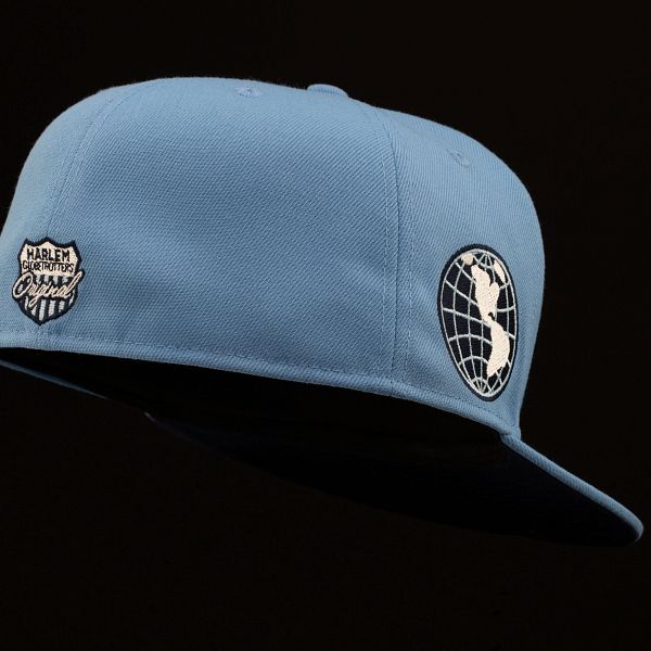 Harlem Globetrotters Fitted Hat - Light Blue