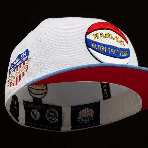 Harlem Globetrotters Fitted Hat - White