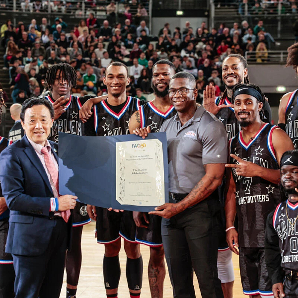 Harlem Globetrotters Named FAO Global Goodwill Ambassadors